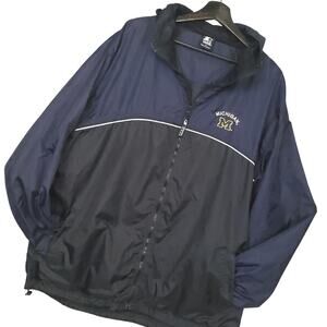 Vintage 90's Michigan Wolverines Starter Team Jacket Men's Sz XL Hooded